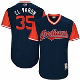 Cleveland Indians #35 Abraham Almonte El Varon Majestic Navy 2017 Players Weekend Jersey JiaSu,baseball caps,new era cap wholesale,wholesale hats