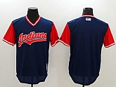 Cleveland Indians Blank Majestic Navy Players Weekend Mlb Jerseys,baseball caps,new era cap wholesale,wholesale hats