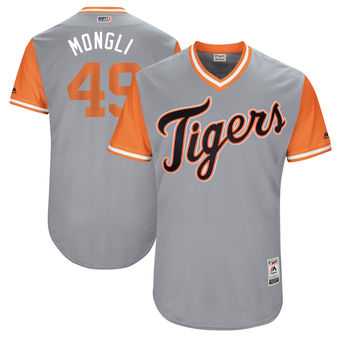 Detroit Tigers #49 Dixon Machado Mongli Majestic Gray 2017 Players Weekend Jersey JiaSu,We sell and wholesale Detroit Tigers #49 Dixon Machado Mongli Majestic Gray 2017 Players Weekend Jersey JiaSu on line form chian!