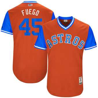 Houston Astros #45 Michael Feliz Fuego Majestic Orange 2017 Players Weekend Jersey JiaSu,We sell and wholesale Houston Astros #45 Michael Feliz Fuego Majestic Orange 2017 Players Weekend Jersey JiaSu on line form chian!