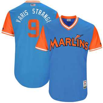 Miami Marlins #9 Dee Gordon Varis Strange Majestic Blue 2017 Players Weekend Jersey JiaSu,We sell and wholesale Miami Marlins #9 Dee Gordon Varis Strange Majestic Blue 2017 Players Weekend Jersey JiaSu on line form chian!