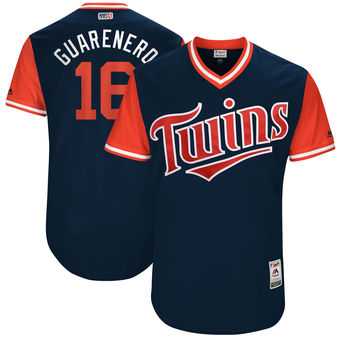 Minnesota Twins #16 Ehire Adrianza Guarenero Majestic Navy 2017 Players Weekend Jersey JiaSu,We sell and wholesale Minnesota Twins #16 Ehire Adrianza Guarenero Majestic Navy 2017 Players Weekend Jersey JiaSu on line form chian!