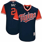Minnesota Twins #2 Brian Dozier Doz Majestic Navy 2017 Players Weekend Jersey JiaSu,baseball caps,new era cap wholesale,wholesale hats