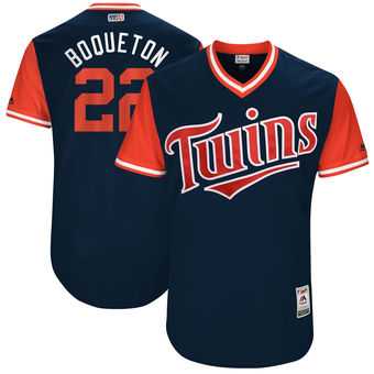 Minnesota Twins #22 Miguel Sano Boqueton Majestic Navy 2017 Players Weekend Jersey JiaSu,We sell and wholesale Minnesota Twins #22 Miguel Sano Boqueton Majestic Navy 2017 Players Weekend Jersey JiaSu on line form chian!