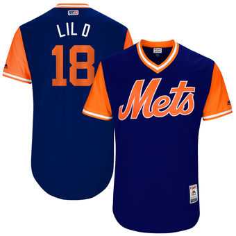 New York Mets #18 Travis D'Arnaud Lil D Majestic Royal 2017 Players Weekend Jersey JiaSu,We sell and wholesale New York Mets #18 Travis D'Arnaud Lil D Majestic Royal 2017 Players Weekend Jersey JiaSu on line form chian!