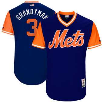 New York Mets #3 Curtis Granderson Grandyman Majestic Royal 2017 Players Weekend Jersey JiaSu,We sell and wholesale New York Mets #3 Curtis Granderson Grandyman Majestic Royal 2017 Players Weekend Jersey JiaSu on line form chian!