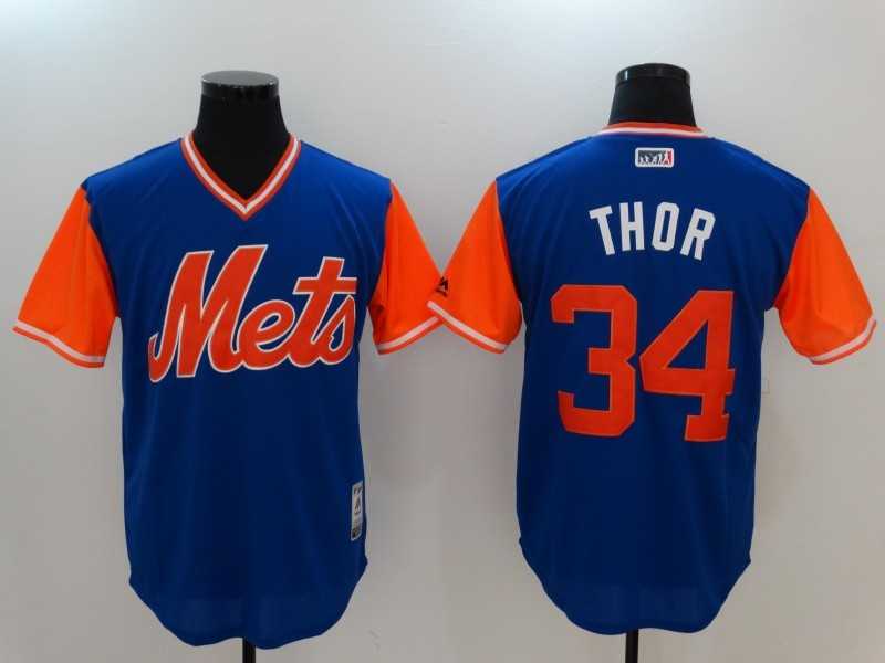 New York Mets #34 Thor Blue Majestic Players Weekend Mlb Jerseys,We sell and wholesale New York Mets #34 Thor Blue Majestic Players Weekend Mlb Jerseys on line form chian!