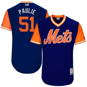New York Mets #51 Paul Sewald Paulie Majestic Royal 2017 Players Weekend Jersey JiaSu,We sell and wholesale New York Mets #51 Paul Sewald Paulie Majestic Royal 2017 Players Weekend Jersey JiaSu on line form chian!