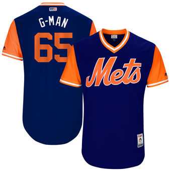 New York Mets #65 Robert Gsellman G-Man Majestic Royal 2017 Players Weekend Jersey JiaSu,We sell and wholesale New York Mets #65 Robert Gsellman G-Man Majestic Royal 2017 Players Weekend Jersey JiaSu on line form chian!