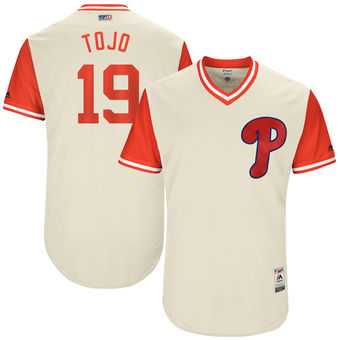Philadelphia Phillies #19 Tommy Joseph Tojo Majestic Tan 2017 Players Weekend Jersey JiaSu,We sell and wholesale Philadelphia Phillies #19 Tommy Joseph Tojo Majestic Tan 2017 Players Weekend Jersey JiaSu on line form chian!