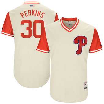 Philadelphia Phillies #30 Cameron Perkins Perkins Majestic Tan 2017 Players Weekend Jersey JiaSu,We sell and wholesale Philadelphia Phillies #30 Cameron Perkins Perkins Majestic Tan 2017 Players Weekend Jersey JiaSu on line form chian!