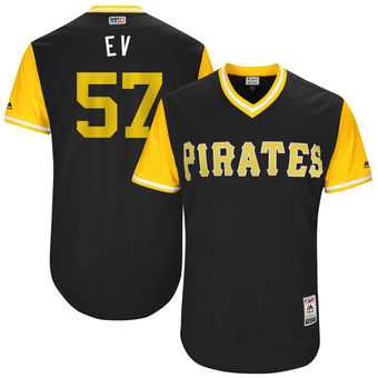 Pittsburgh Pirates #58 Trevor Williams EV Majestic Black 2017 Players Weekend Jersey JiaSu,We sell and wholesale Pittsburgh Pirates #58 Trevor Williams EV Majestic Black 2017 Players Weekend Jersey JiaSu on line form chian!