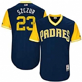 San Diego Padres #23 Matt Szczur Szczur Majestic Navy 2017 Players Weekend Jersey JiaSu,baseball caps,new era cap wholesale,wholesale hats