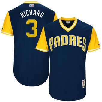 San Diego Padres #3 Clayton Richard Richard Majestic Navy 2017 Players Weekend Jersey JiaSu,We sell and wholesale San Diego Padres #3 Clayton Richard Richard Majestic Navy 2017 Players Weekend Jersey JiaSu on line form chian!