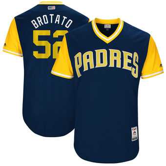 San Diego Padres #52 Brad Hand Brotato Majestic Navy 2017 Players Weekend Jersey JiaSu,We sell and wholesale San Diego Padres #52 Brad Hand Brotato Majestic Navy 2017 Players Weekend Jersey JiaSu on line form chian!