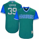 Seattle Mariners #39 Edwin Diaz Sugar Majestic Aqua 2017 Players Weekend Jersey JiaSu,baseball caps,new era cap wholesale,wholesale hats