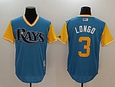 Tampa Bay Rays #3 Evan Longoria Longo Majestic Light Blue Players Weekend Mlb Jerseys,baseball caps,new era cap wholesale,wholesale hats