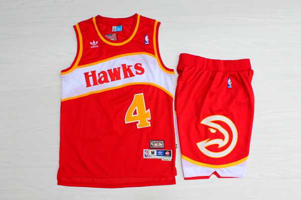 Atlanta Hawks #4 Spud Webb Red Hardwood Classics Stitched NBA Jerseys(With Shorts),We sell and wholesale Atlanta Hawks #4 Spud Webb Red Hardwood Classics Stitched NBA Jerseys(With Shorts) on line form chian!