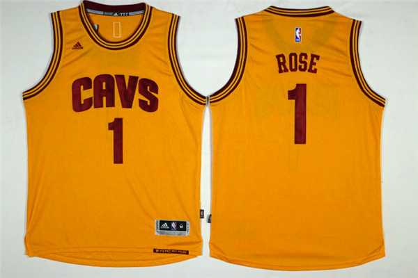 Cleveland Cavaliers #1 Derrick Rose Yellow Swingman Stitched NBA Jerseys,We sell and wholesale Cleveland Cavaliers #1 Derrick Rose Yellow Swingman Stitched NBA Jerseys on line form chian!