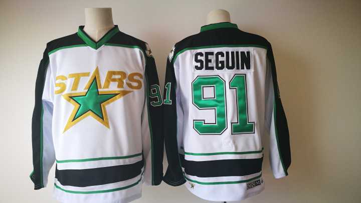 Dallas Stars #91 Tyler Seguin White Throwback CCM Hockey Jersey,We sell and wholesale Dallas Stars #91 Tyler Seguin White Throwback CCM Hockey Jersey on line form chian!