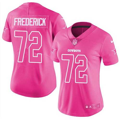 Nike Dallas Cowboys #72 Travis Frederick Pink Women's NFL Limited Rush Fashion Jersey DingZhi,We sell and wholesale Nike Dallas Cowboys #72 Travis Frederick Pink Women's NFL Limited Rush Fashion Jersey DingZhi on line form chian!