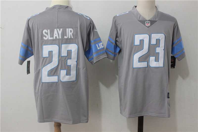 Nike Detroit Lions #23 Darius Slay Jr Gray Throwback Vapor Untouchable Limited Jerseys,We sell and wholesale Nike Detroit Lions #23 Darius Slay Jr Gray Throwback Vapor Untouchable Limited Jerseys on line form chian!