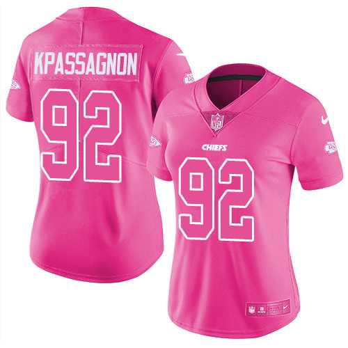 Nike Kansas City Chiefs #92 Tanoh Kpassagnon Pink Women's NFL Limited Rush Fashion Jersey DingZhi,We sell and wholesale Nike Kansas City Chiefs #92 Tanoh Kpassagnon Pink Women's NFL Limited Rush Fashion Jersey DingZhi on line form chian!