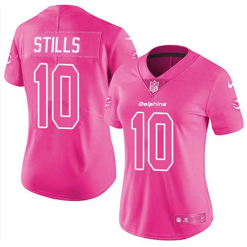 Nike Miami Dolphins #10 Kenny Stills Pink Women's NFL Limited Rush Fashion Jersey DingZhi,We sell and wholesale Nike Miami Dolphins #10 Kenny Stills Pink Women's NFL Limited Rush Fashion Jersey DingZhi on line form chian!