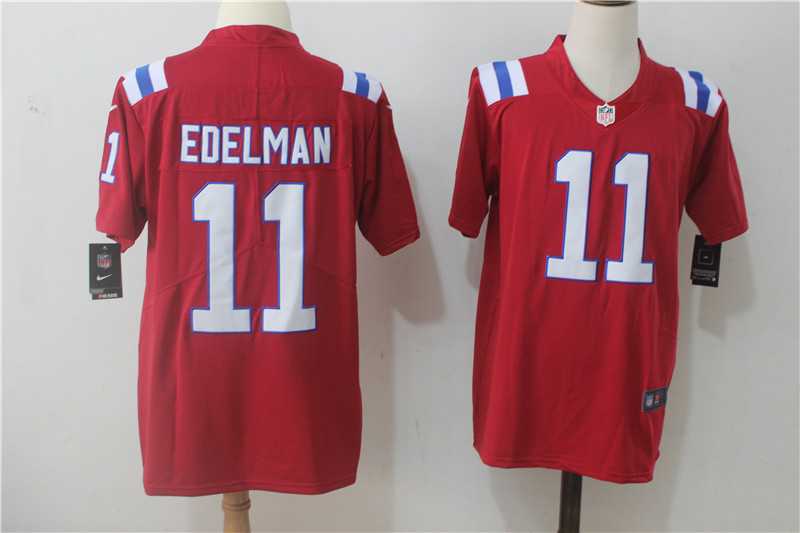 Nike New England Patriots #11 Julian Edelman Red Vapor Untouchable Limited Jerseys,We sell and wholesale Nike New England Patriots #11 Julian Edelman Red Vapor Untouchable Limited Jerseys on line form chian!