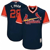 St. Louis Cardinals #28 Tommy Pham T. Pham Majestic Navy 2017 Players Weekend Jersey JiaSu,baseball caps,new era cap wholesale,wholesale hats