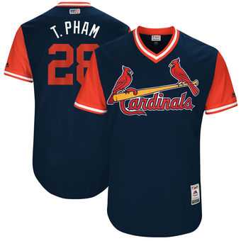St. Louis Cardinals #28 Tommy Pham T. Pham Majestic Navy 2017 Players Weekend Jersey JiaSu,We sell and wholesale St. Louis Cardinals #28 Tommy Pham T. Pham Majestic Navy 2017 Players Weekend Jersey JiaSu on line form chian!