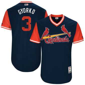 St. Louis Cardinals #3 Jedd Gyorko Gyorko Majestic Navy 2017 Players Weekend Jersey JiaSu,We sell and wholesale St. Louis Cardinals #3 Jedd Gyorko Gyorko Majestic Navy 2017 Players Weekend Jersey JiaSu on line form chian!