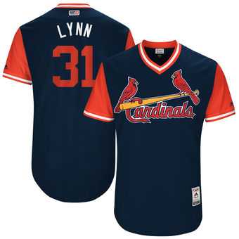 St. Louis Cardinals #31 Lance Lynn Lynn Majestic Navy 2017 Players Weekend Jersey JiaSu,We sell and wholesale St. Louis Cardinals #31 Lance Lynn Lynn Majestic Navy 2017 Players Weekend Jersey JiaSu on line form chian!
