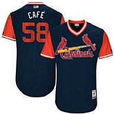 St. Louis Cardinals #58 Jose Martinez Cafe Majestic Navy 2017 Players Weekend Jersey JiaSu,baseball caps,new era cap wholesale,wholesale hats