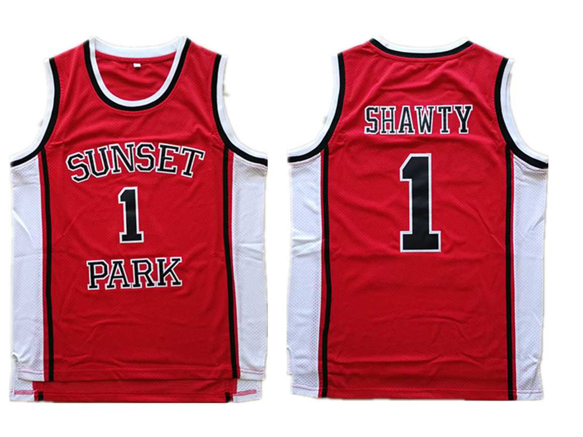 Sunset Park #1 Shawty Red Stitched Movie Jersey,We sell and wholesale Sunset Park #1 Shawty Red Stitched Movie Jersey on line form chian!