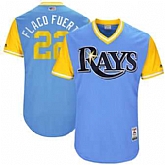 Tampa Bay Rays #22 Chris Archer Flaco Fuerte Majestic Light Blue 2017 Players Weekend Jersey JiaSu,baseball caps,new era cap wholesale,wholesale hats