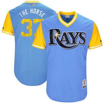 Tampa Bay Rays #37 Alex Colome The Horse Majestic Light Blue 2017 Players Weekend Jersey JiaSu,We sell and wholesale Tampa Bay Rays #37 Alex Colome The Horse Majestic Light Blue 2017 Players Weekend Jersey JiaSu on line form chian!