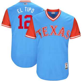 Texas Rangers #12 Rougned Odor El Tipo Majestic Light Blue 2017 Players Weekend Jersey JiaSu,We sell and wholesale Texas Rangers #12 Rougned Odor El Tipo Majestic Light Blue 2017 Players Weekend Jersey JiaSu on line form chian!