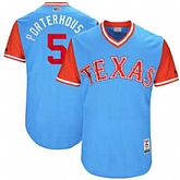 Texas Rangers #5 Mike Napoli Porterhouse Majestic Light Blue 2017 Players Weekend Jersey JiaSu,baseball caps,new era cap wholesale,wholesale hats