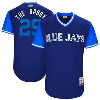Toronto Blue Jays #29 Devon Travis The Babby Majestic Royal 2017 Players Weekend Jersey JiaSu,We sell and wholesale Toronto Blue Jays #29 Devon Travis The Babby Majestic Royal 2017 Players Weekend Jersey JiaSu on line form chian!
