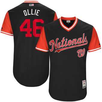 Washington Nationals #46 Oliver Perez Ollie Majestic Navy 2017 Players Weekend Jersey JiaSu,We sell and wholesale Washington Nationals #46 Oliver Perez Ollie Majestic Navy 2017 Players Weekend Jersey JiaSu on line form chian!