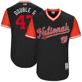 Washington Nationals #47 Gio Gonzalez Double G Majestic Navy 2017 Players Weekend Jersey JiaSu,We sell and wholesale Washington Nationals #47 Gio Gonzalez Double G Majestic Navy 2017 Players Weekend Jersey JiaSu on line form chian!