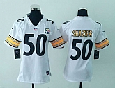 Women Nike Pittsburgh Steelers #50 Ryan Shazier White Team Color Game Stitched Jerseys,baseball caps,new era cap wholesale,wholesale hats