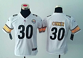 Youth Nike Pittsburgh Steelers #30 James Conner White Team Color Game Stitched Jerseys,baseball caps,new era cap wholesale,wholesale hats
