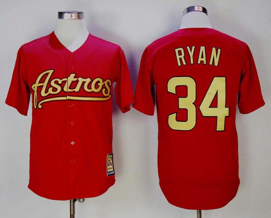 Houston Astros #34 Nolan Ryan Red Gold Cooperstown Collection Stitched MLB Jerseys,We sell and wholesale Houston Astros #34 Nolan Ryan Red Gold Cooperstown Collection Stitched MLB Jerseys on line form chian!