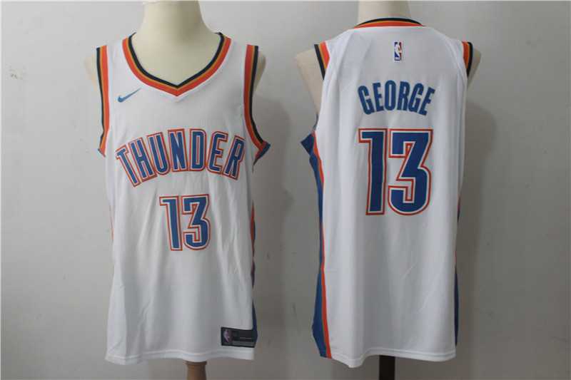 Nike Oklahoma City Thunder #13 Paul George White Stitched NBA Jersey,We sell and wholesale Nike Oklahoma City Thunder #13 Paul George White Stitched NBA Jersey on line form chian!