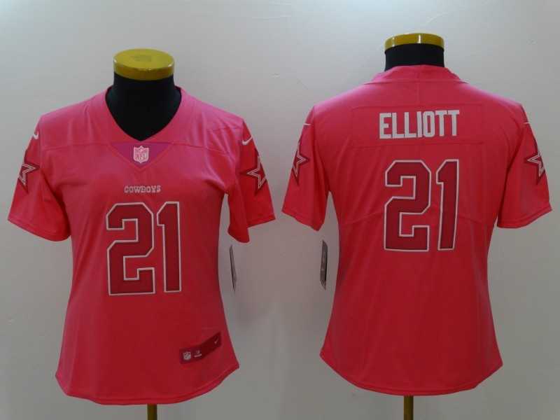 Women Limited Nike Dallas Cowboys #21 Ezekiel Elliott Pink Rush Fashion Stitched Jersey,We sell and wholesale Women Limited Nike Dallas Cowboys #21 Ezekiel Elliott Pink Rush Fashion Stitched Jersey on line form chian!