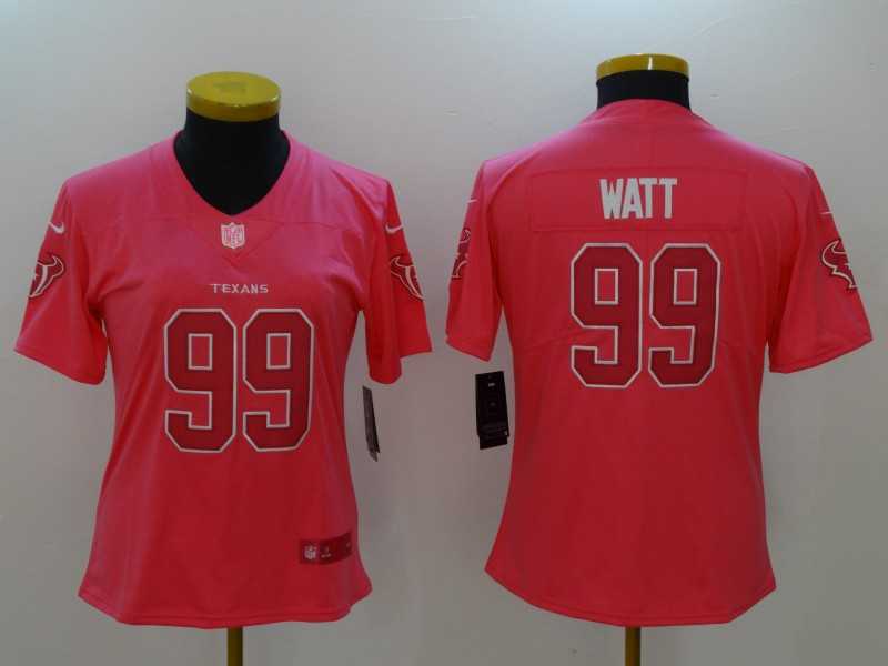 Women Limited Nike Houston Texans #99 J.J. Watt Pink Rush Fashion Stitched Jersey,We sell and wholesale Women Limited Nike Houston Texans #99 J.J. Watt Pink Rush Fashion Stitched Jersey on line form chian!