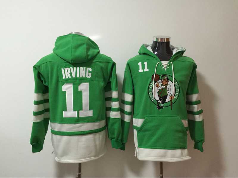 Celtics #11 Kyrie Irving Green All Stitched Hooded Sweatshirt,We sell and wholesale Celtics #11 Kyrie Irving Green All Stitched Hooded Sweatshirt on line form chian!