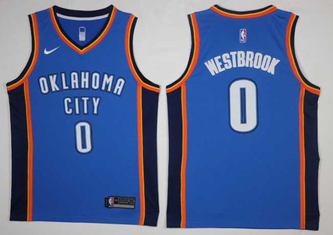 Thunder #0 Russell Westbrook Blue Nike Swingman Stitched NBA Jersey,We sell and wholesale Thunder #0 Russell Westbrook Blue Nike Swingman Stitched NBA Jersey on line form chian!